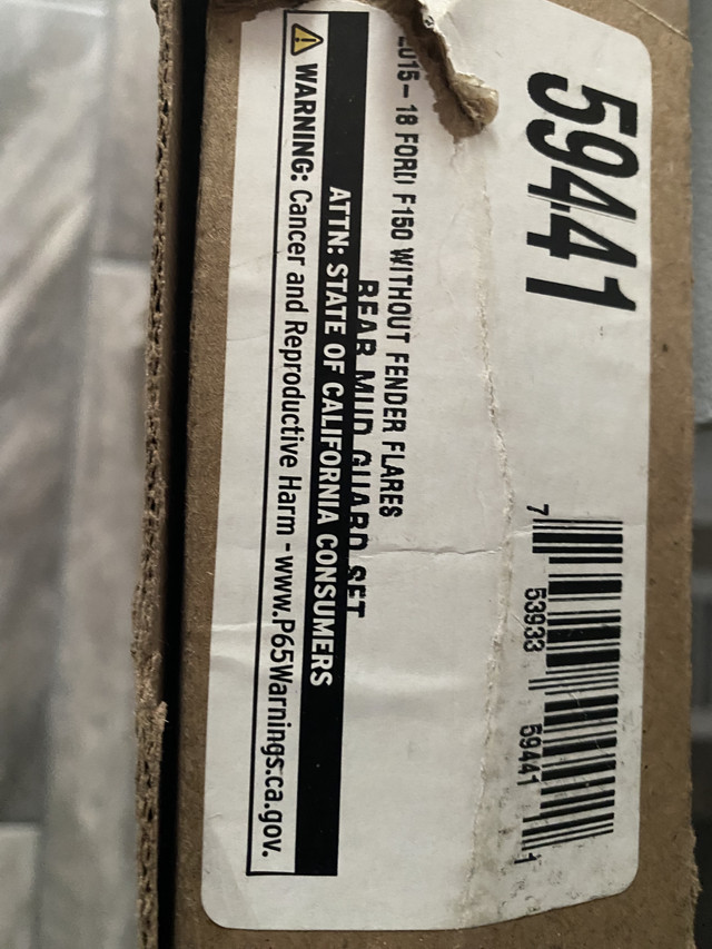 "NEW" Husky Liner Rear Mud Guards Fits 15-19 F150 in Other Parts & Accessories in Guelph - Image 3