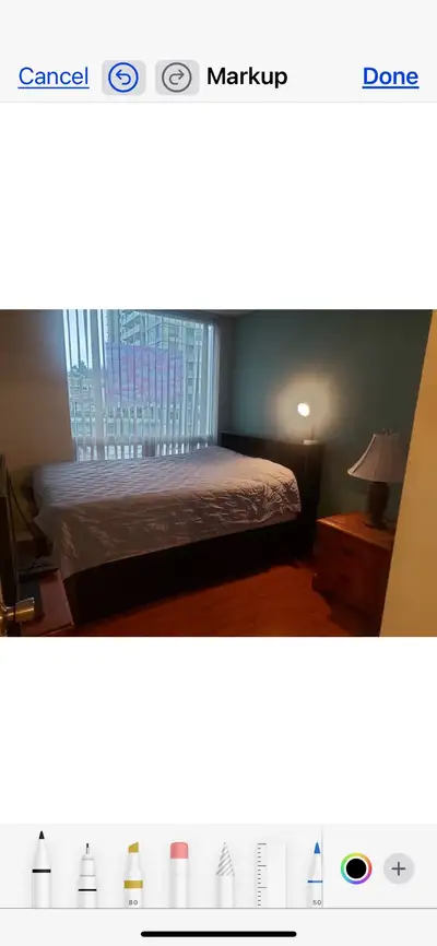 Furn bright room in New Westminster condo downtown new we