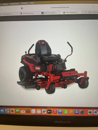 Toro mytime 54” zero turn for sale $8000 