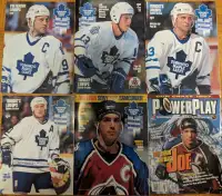 Toronto Maple Leafs programs from the 90's. Gilmour,Sundin,Sakic