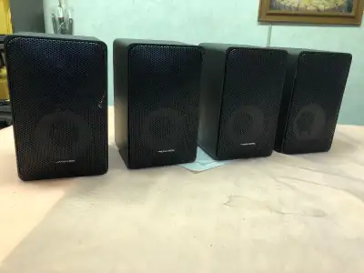4 Realistic Minimus 7 speakers, View more