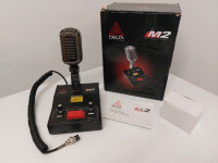 Delta M2 Black Chrome desk microphone for Ham or CB radio