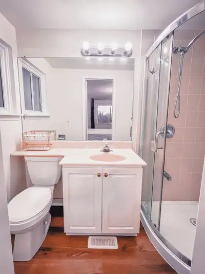 Master bedroom with private bathroom for rent, View more