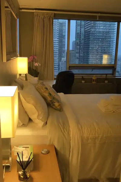 1 room/spacious, fully furnished, elegant bedroom with own bathroom (not shared!) in 2 bedroom, 2 ba...