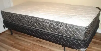 lit simple (avec sommier/matelas/ base metal, View more