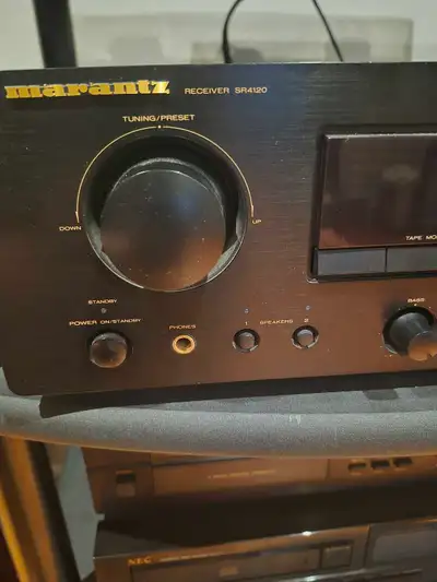 Marantz Marantz SR4120 Receiver 2.1 channel Turntable ready, View more