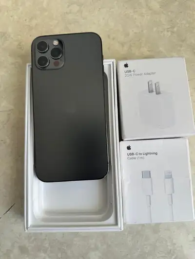 iPhone 12 PRO 256GB **AirPods Pkg/Delivery**, View more