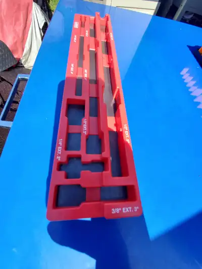 ARES Magnetic Extensions Organizer W Sports For 1/2 3/8 And 1/4, View more