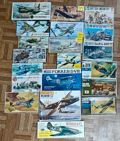 1:72 Scale Vintage Airplane / Jet / Aircraft model kits , View more