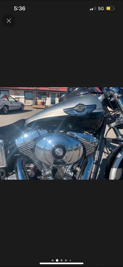 Make: Harley-Davidson Model: Dyna anniversary Year: 2003 Condition: Used Stock besides Vance and Hin...