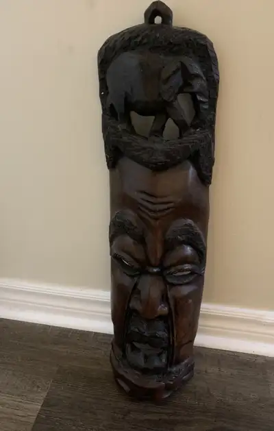 Decorative wooden mask, View more