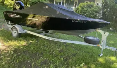 Bâteau de pêche 19 pieds Princecraft Hudson – 41 000$ Excellente condition Acheté neuf en 2018 Thoma...