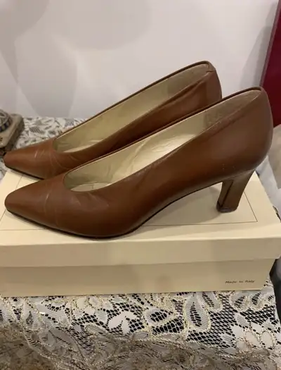 Norma Carini Leather Heels, View more