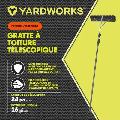Grattoir à neige  Yardworks pour toiture, View more