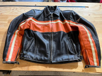 Joe Rocket Mens Leather Motorcycle Jacket