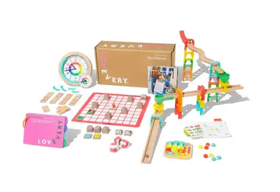 Lovevery kit months 55-57 Brand New in box Pick up at Bathurst and Rutherford Help your child learn...