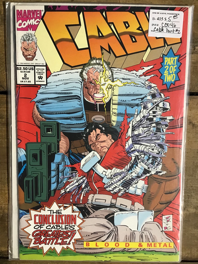 Three Cable Marvel Comics in Comics & Graphic Novels in Woodstock