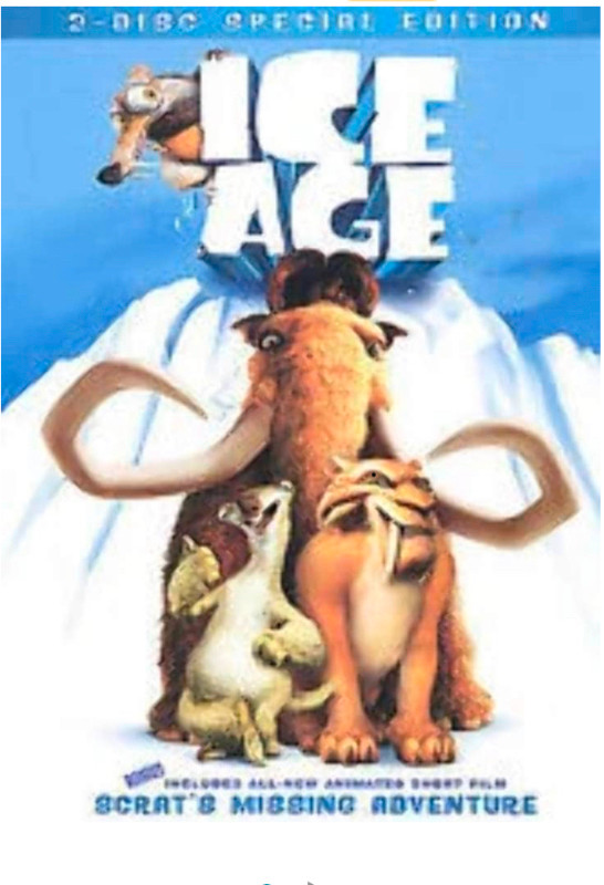 DVD Ère de glace - Ice Age Édition spéciale - 2 disques dans CD, DVD et Blu-ray  à Laval/Rive Nord