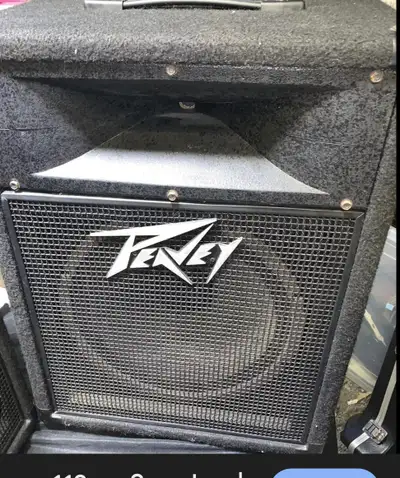 The Peavey 112 PS (often listed as PS 112 or 112PS) is a vintage, passive, 2-way compact speaker cab...