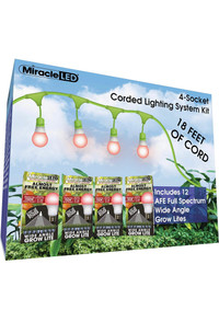 Miracle LED 602605 12-Socket 18ft Corded System Kit