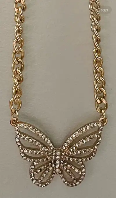Butterfly necklace, View more