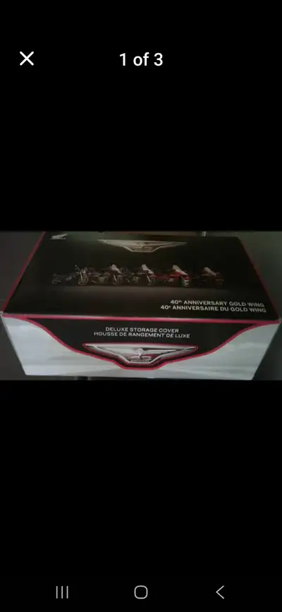 Motorcycle deluxe cover for 2015 Goldwing