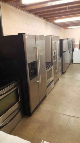 Fridges Stoves Washers Dryers Dishwasher & more 1 YEAR WARRANTY in Refrigerators in Mississauga / Peel Region