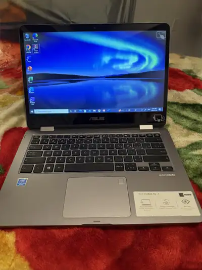 ASUS VivoBook Flip 14 Convertible 64 GB Laptop & Charger, View more
