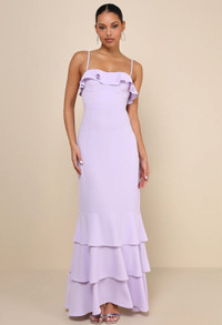 Lilac formal maxi dress NEW