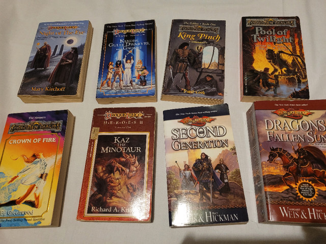 Star Trek novels Dragonlance, TOR fantasy in Fiction in Winnipeg - Image 2