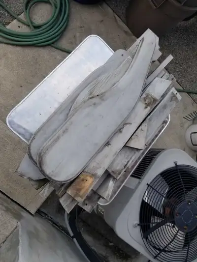 Disassembled adirondack chair, View more
