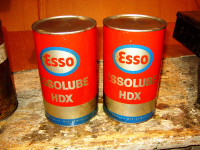 Esso Quart Oil Tins
