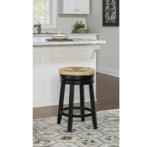 2 Linon Home Decor, Powell Morgan Collection, Black counterStool in Chairs & Recliners in City of Toronto - Image 3