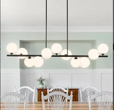 Modern Linear Globe Chandelier, View more