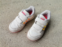 Adidas girl shoes, children size 11.5