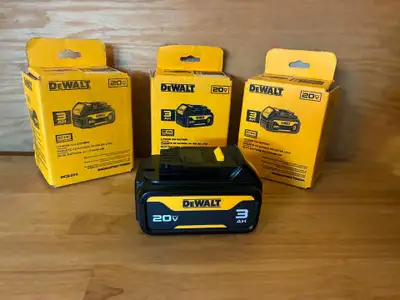 New DeWalt 20V Max 3AH Lithium Ion Battery, View more