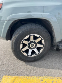 17 Inch Genuine Toyota TRD Off Road Wheels and Tires.