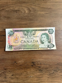 Billet 20$ Canada 1979 bill 
