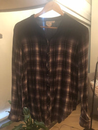 Anthropologie Soft Plaid Shirt