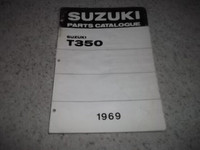 1969 Suzuki T350  Parts Catalogue