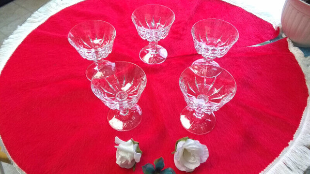 5 Crystal Sherbet glasses in Kitchen & Dining Wares in Mississauga / Peel Region - Image 3