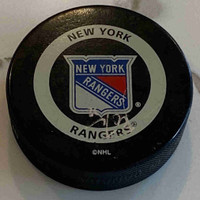 Jaromir Jagr New York Rangers autographed official game puck