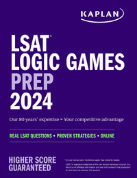Kaplan Test Prep/Lsat Logic Games Prep 2024 9781506290980