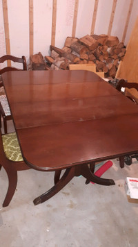 Antique drop leaf table