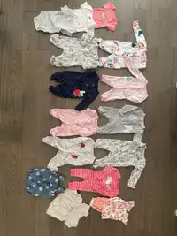 Newborn - Girl clothes - Nouveau- Né fille vêtements 