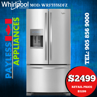Whirlpool WRF555SDFZ 36" French Door Refrigerator With 24.7 Cu., View more