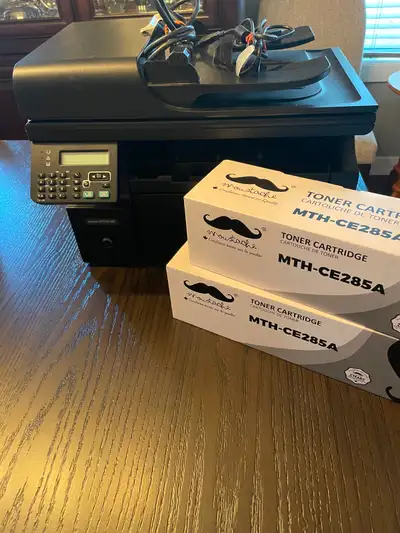 Printers can be cheap, but the INK is what costs the most. This printer is a very dependable black p...