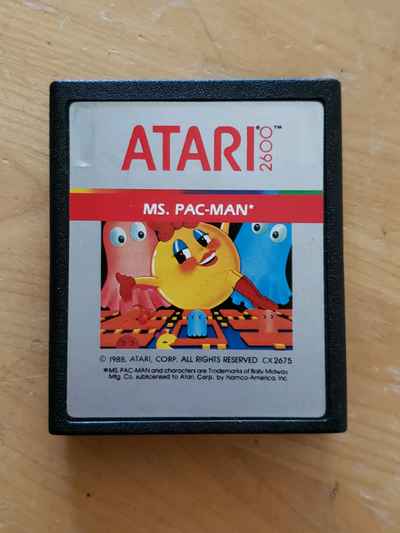 Cartouches de jeu Atari 2600, vendues séparément ou en lot Pac-Man Ms Pac-Man Air Sea Battle Combat...