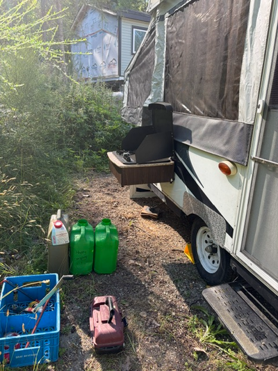 2013 Palomino Tent Trailer. New items bought and never used, 90W solar panel kit c/w 23 year warrant...
