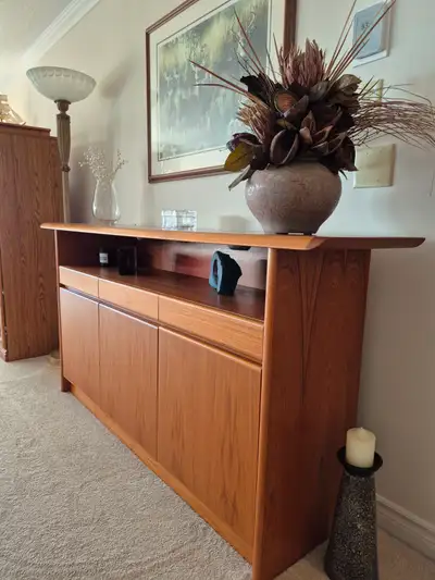 STUNNING TEAK DINING SET, View more